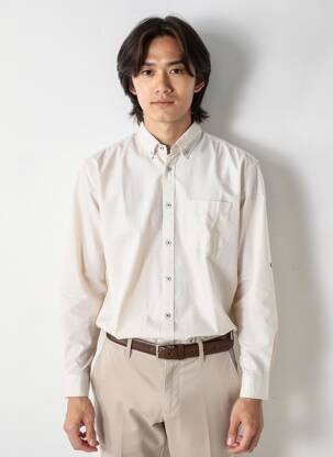 Chemise manches longues poches beige TIFFOSI homme