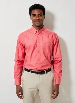 Chemise manches longues poches rouge WRANGLER homme