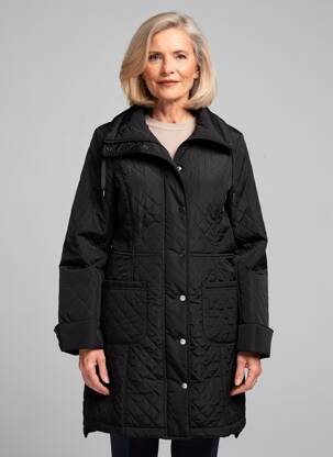 Doudoune manches longues sans capuche noir OLSEN femme