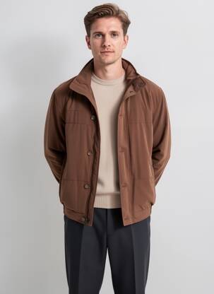Blouson poches marron CROSSFIELD homme