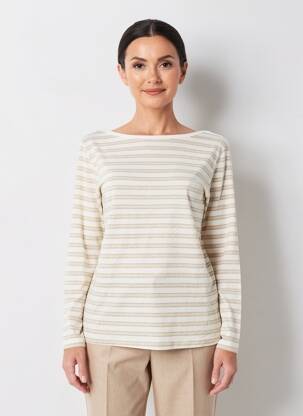 T-shirt manches longues manches longues beige PAKO LITTO femme