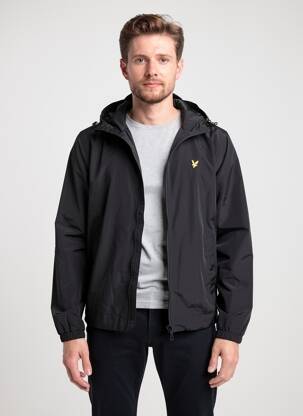 Coupe-vent resserrée sur le bas a capuche noir LYLE & SCOTT homme
