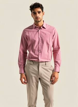 Chemise manches longues fermeture boutonnée sur le devant violet LEE homme