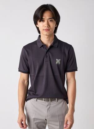 Polo tissage jersey manches courtes noir OXBOW homme