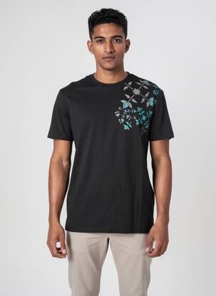 T-shirt stretch manches courtes noir OXBOW homme