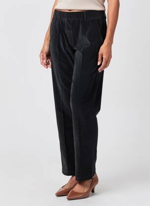 Pantalon droit taille élastique taille normale noir PAKO LITTO femme