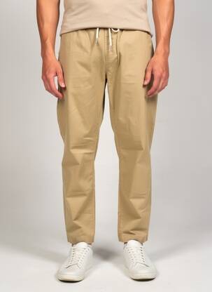 Pantalon chino stretch taille normale beige OXBOW homme
