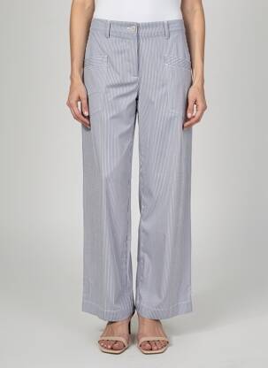 Pantalon droit stretch taille normale bleu PAKO LITTO femme