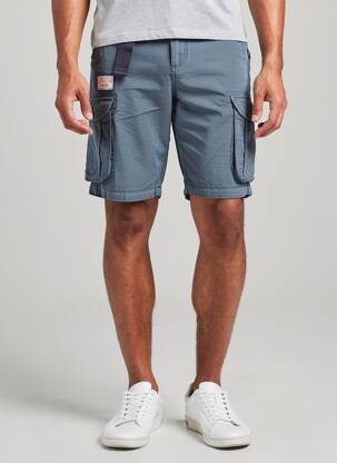 Bermuda stretch taille normale bleu OXBOW homme