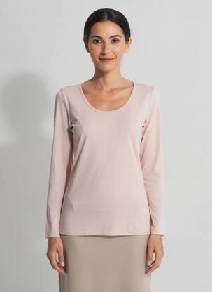 T-shirt manches longues manches longues rose JANIRA femme