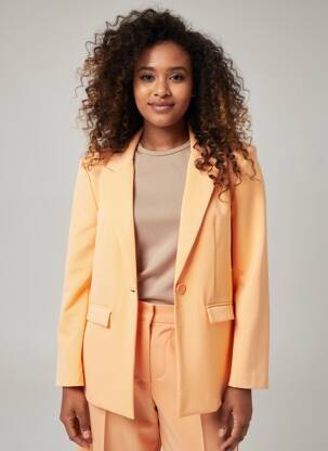 Blazer manches longues orange B.YOUNG femme