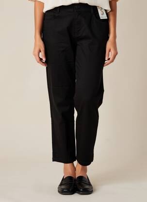 Pantacourt stretch taille normale noir S.QUISE femme