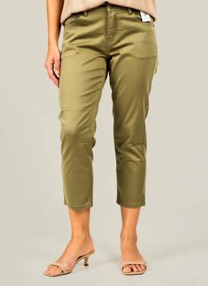 Pantacourt stretch taille normale vert S.QUISE femme