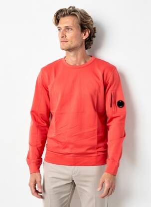 Sweat-shirt stretch manches longues rouge CP COMPANY homme