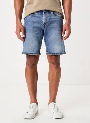 Bermuda tissage denim taille normale bleu SELECTED homme