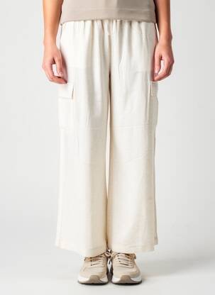 Pantalon cargo taille élastique taille normale beige LOLA ESPELETA femme