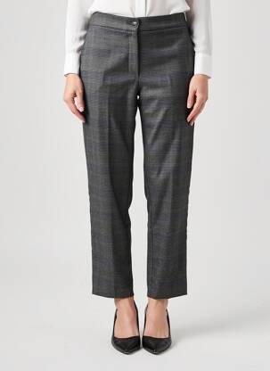 Pantalon chino stretch taille normale gris LCDN femme