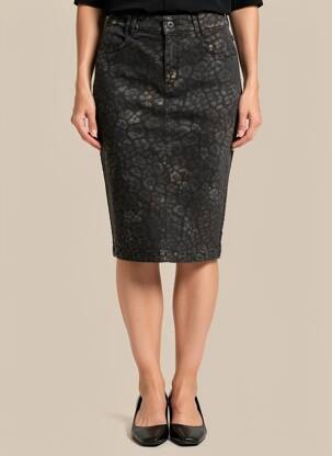 Jupe mi-longue taille normale gris MERI & ESCA femme