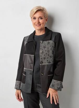 Veste casual poches noir MERI & ESCA femme
