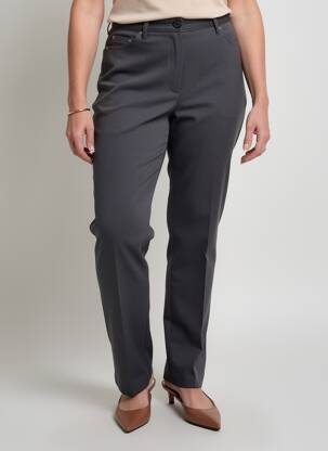 Pantalon slim stretch taille normale bleu GUY DUBOUIS femme