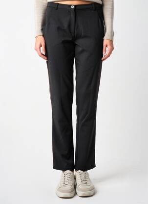 Pantalon slim stretch taille normale noir GUY DUBOUIS femme