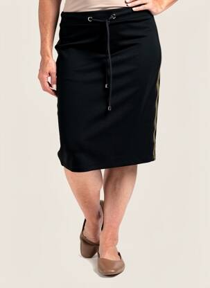 Jupe mi-longue stretch noir MERI & ESCA femme