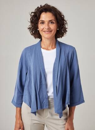 Veste casual bleu DOLCEZZA femme
