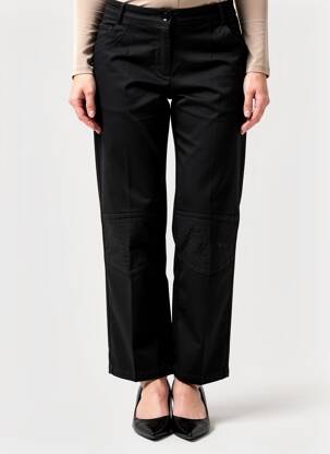 Pantalon droit stretch taille normale noir ALL BEAUTIFUL femme