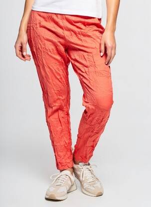 Legging taille normale taille normale rouge LAUREN VIDAL femme