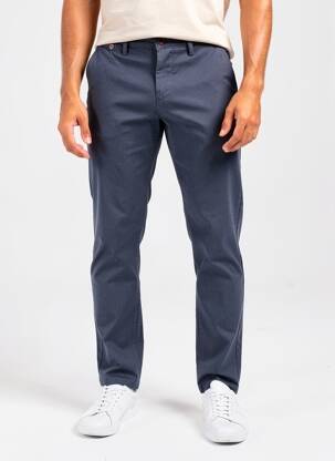 Pantalon chino stretch taille normale bleu TIFFOSI homme