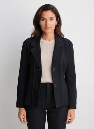Blazer poches noir ENTRACTE femme
