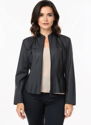 Veste casual poches noir PAUL BRIAL femme