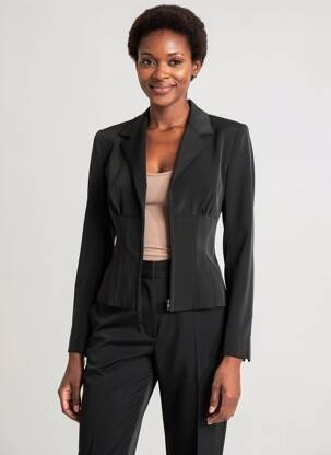 Blazer coupe cintrée noir PAUL BRIAL femme
