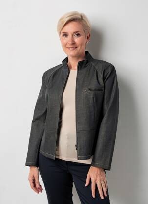 Veste casual poches noir FEDORA femme
