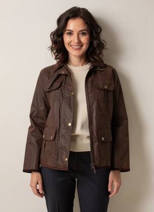 Parka manches longues sans capuche marron ARMOR LUX femme
