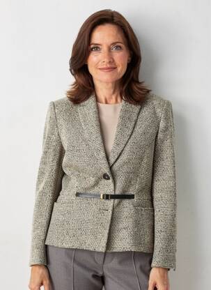 Blazer poches gris FEDORA femme
