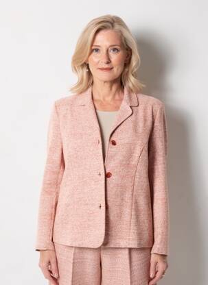 Blazer coupe cintrée orange PRUNELLE femme