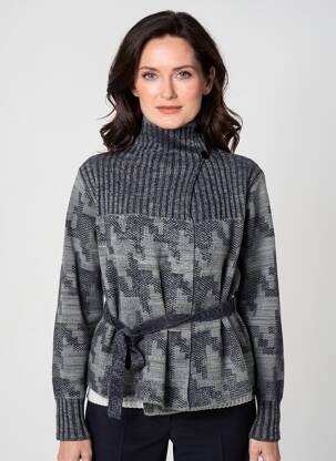 Veste casual coupe cintrée gris JOCAVI femme