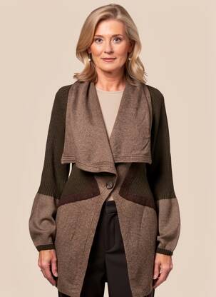 Veste casual coupe cintrée marron ALDO MARTIN'S femme