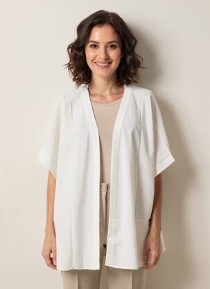 Veste casual blanc SOYACONCEPT femme