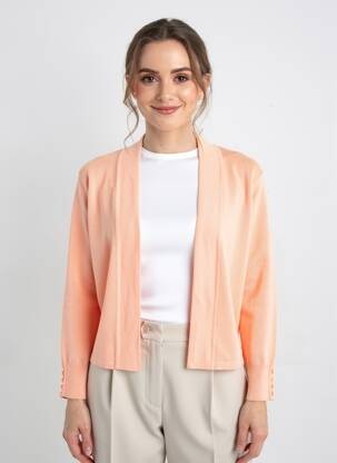 Gilet manches longues manches 3/4 orange SOYACONCEPT femme