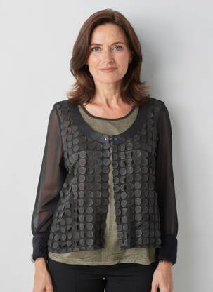 Twin-set stretch or MERI & ESCA femme