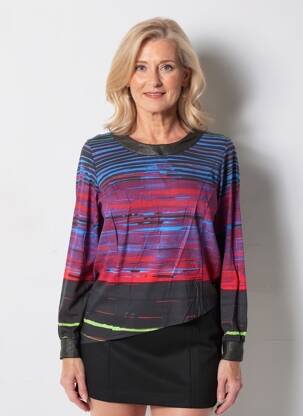 Top manches longues manches longues noir MERI & ESCA femme