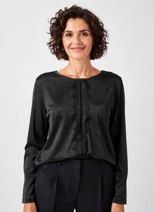 Top stretch manches longues noir MERI & ESCA femme