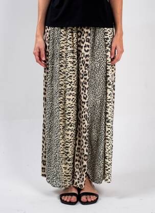 Pantalon large poches taille normale beige GOLD&SILVER PARIS femme
