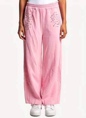 Jogging tissage jersey taille normale rose NEW COLLECTION femme