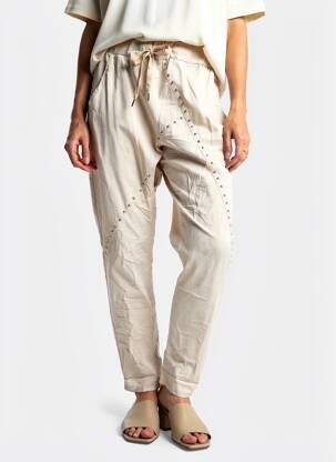Sarouel taille normale taille normale beige SISSI FASHION femme