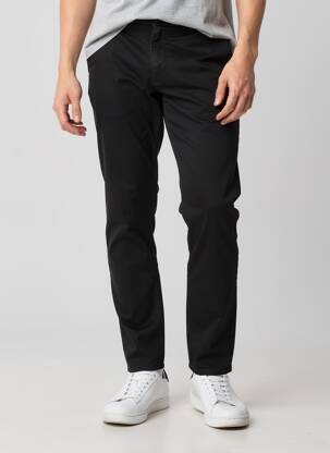 Pantalon chino stretch taille normale noir SERGE BLANCO homme