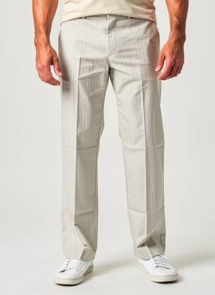 Pantalon droit tissage popeline taille normale gris MEXX homme