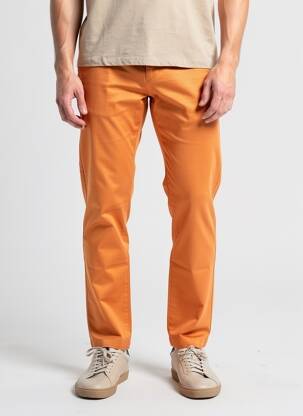 Pantalon chino tissage popeline taille normale orange AT.P.CO homme